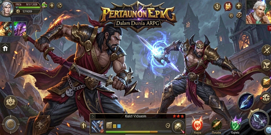 Screenshot utama 9939 menampilkan aksi pertarungan seru di dunia ARPG.