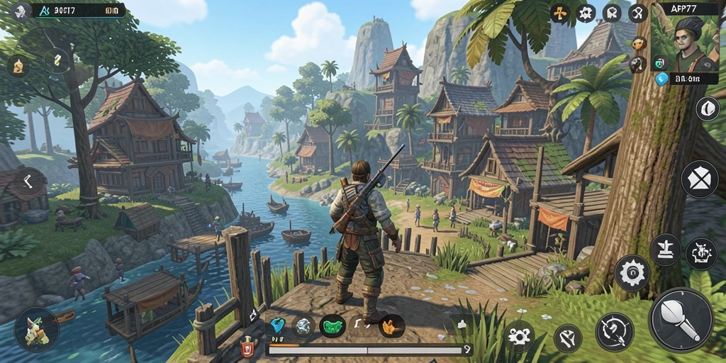 Tampilan gameplay API77 yang menakjubkan dalam dunia Open World.
