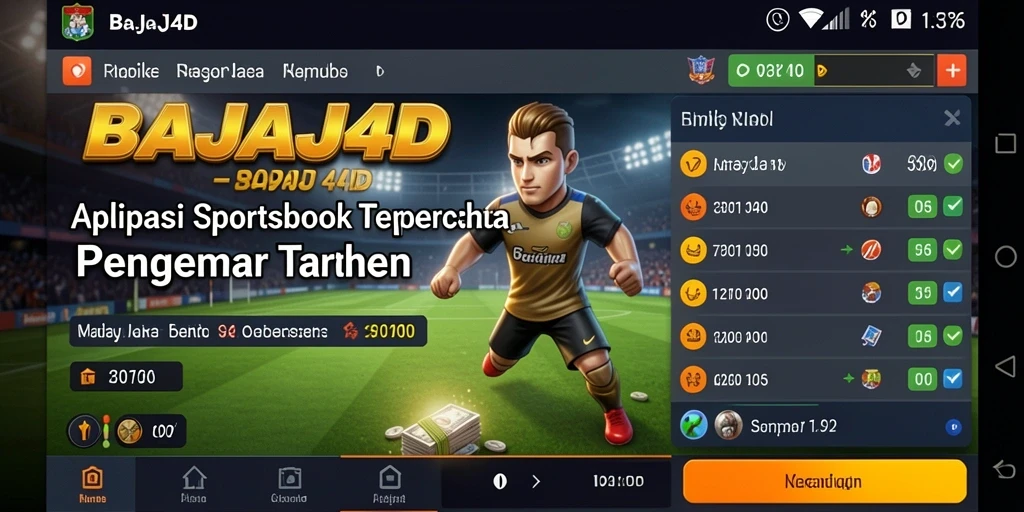 Tampilan gameplay Sportsbook BAJAJ4D yang menarik dan interaktif.