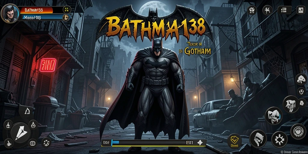 Tampilan gameplay menegangkan di dunia horor BATMAN138.