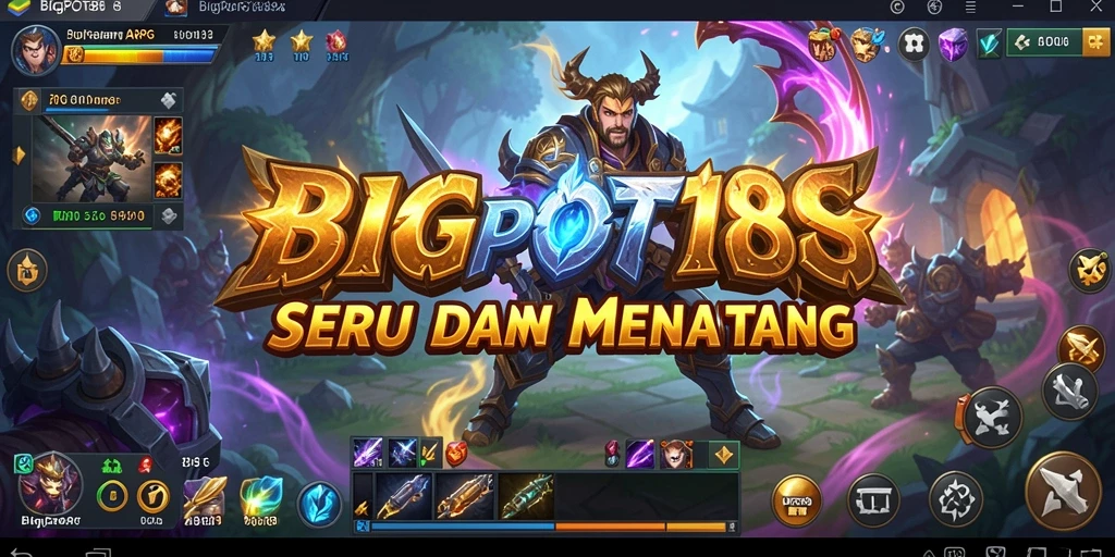 Tampilan menarik gameplay ARPG di BIGPOT88.