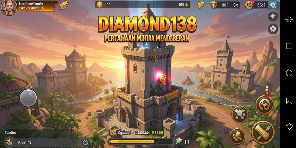 Gameplay seru DIAMOND138 dalam strategi Tower Defense.