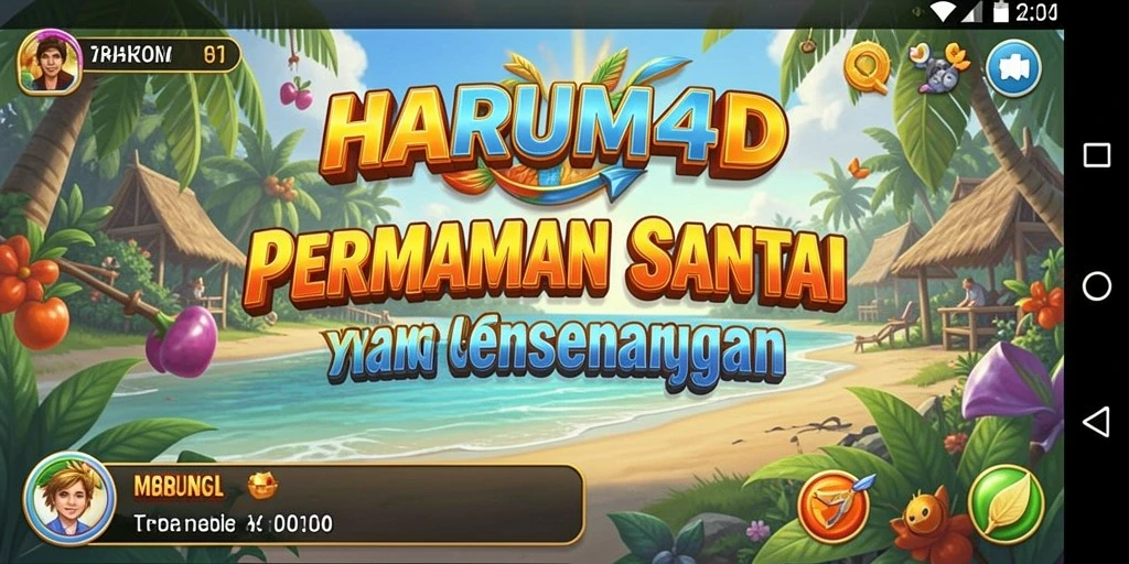 Tampilan menarik dari gameplay HARUM4D yang menghibur.