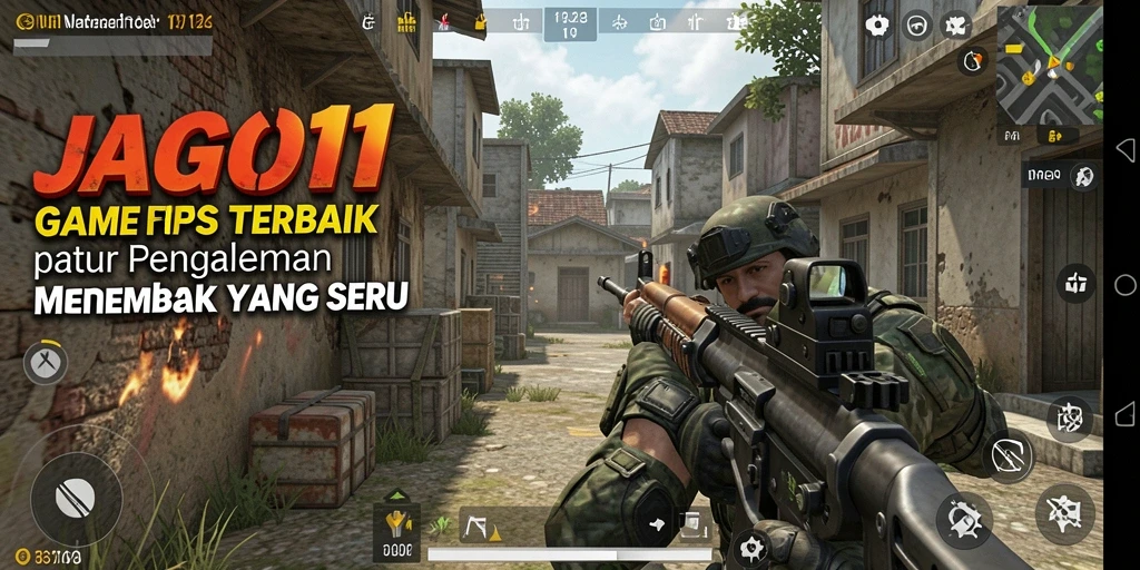 Tampilan screenshot JAGO11 menampilkan aksi intens dan grafis menawan.