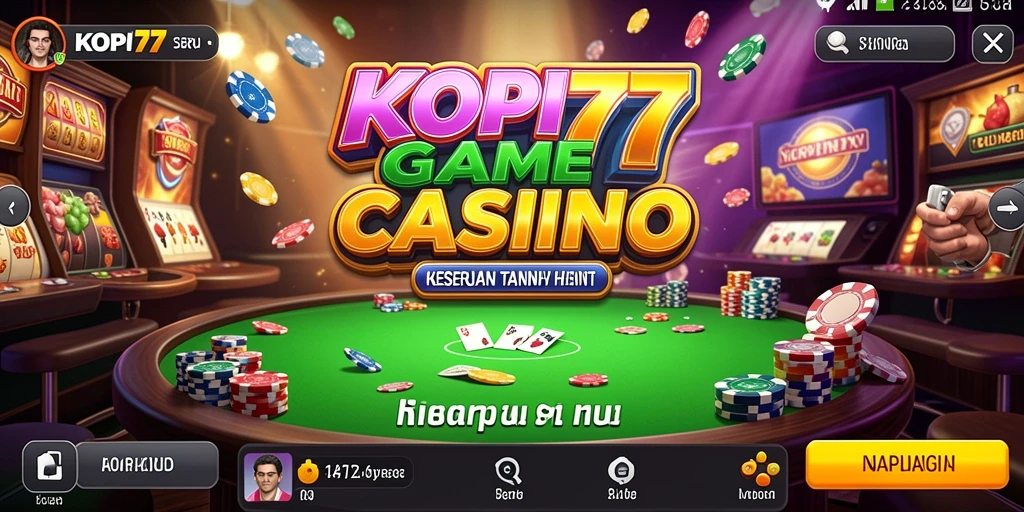 Tampilan gameplay kasino yang menarik dan mengesankan di KOPI77.