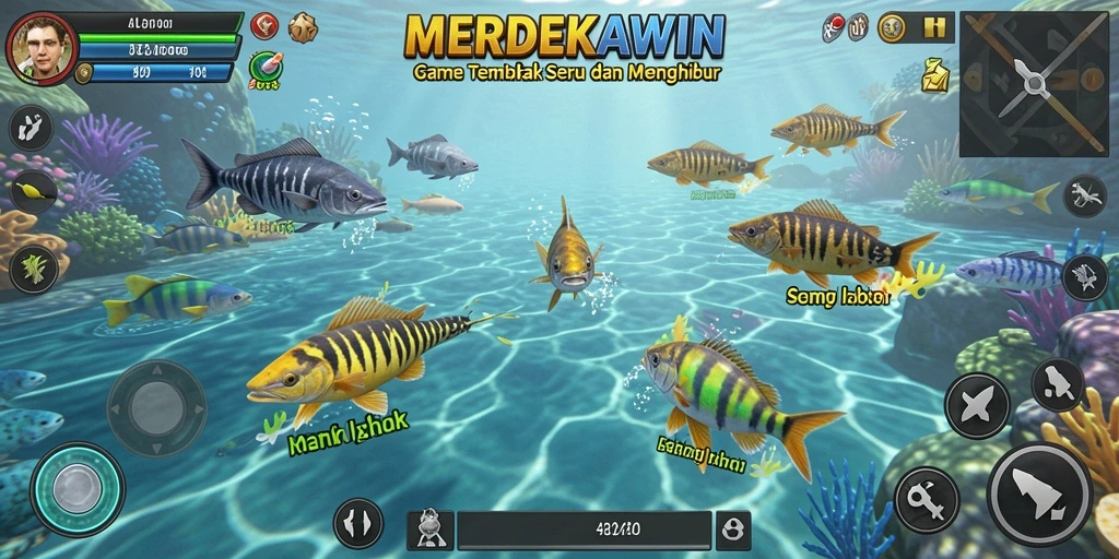 Tampilan screenshot gameplay MERDEKAWIN yang seru dan penuh aksi.