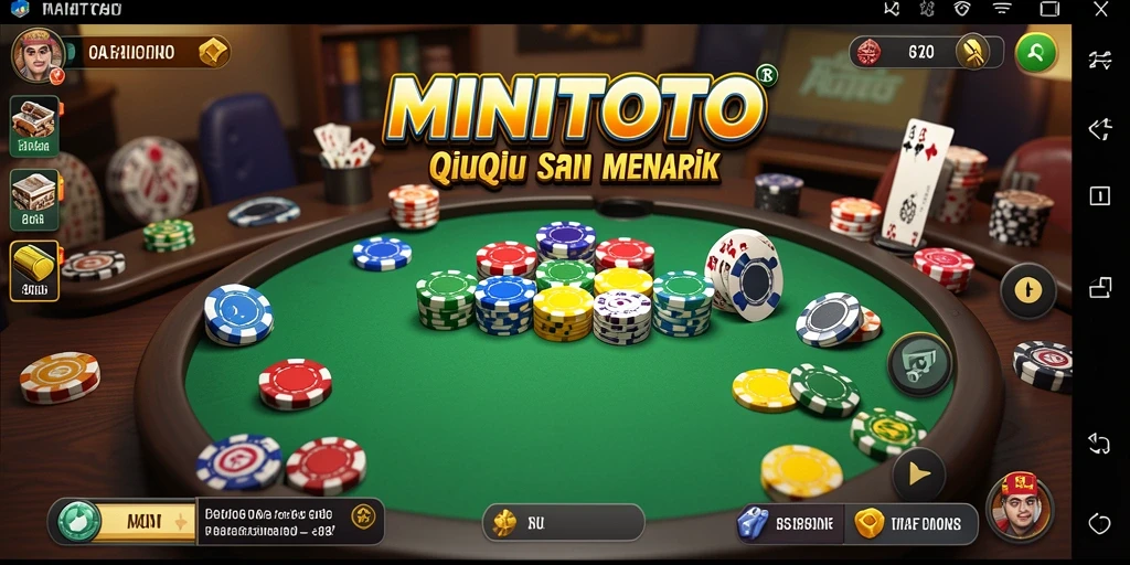 Screenshot gameplay yang menampilkan aksi seru dalam QiuQiu.