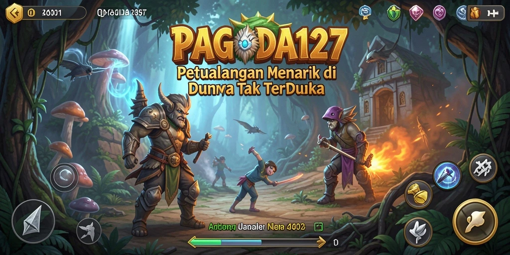 Tampilan gameplay yang mendebarkan dalam PAGODA127.