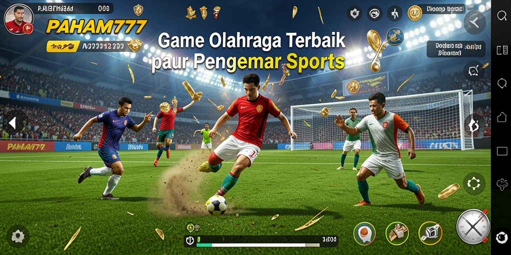 Tampilan gameplay PAHAM777 yang menampilkan aksi seru dalam olahraga.
