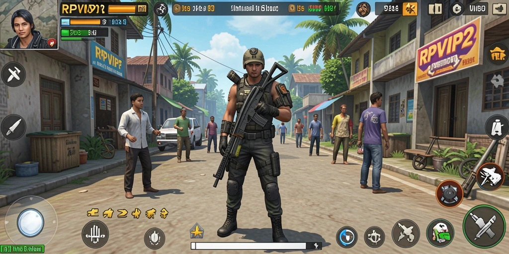 Tampilan menarik dari gameplay RPVIP2 yang mendetail dan seru.