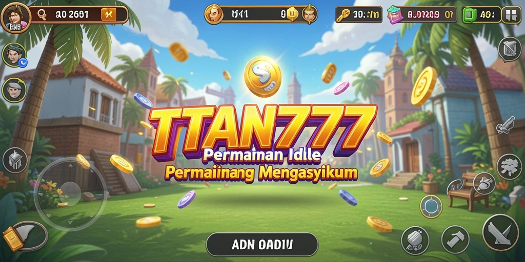Tampilan gameplay TITAN777 dengan berbagai karakter dan fitur menarik.